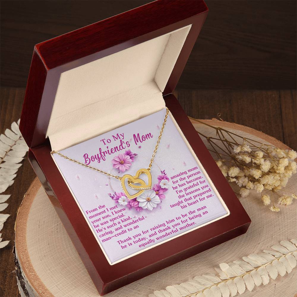 Necklace Gift For Boyfriend's Mom - Wonderful Mother
