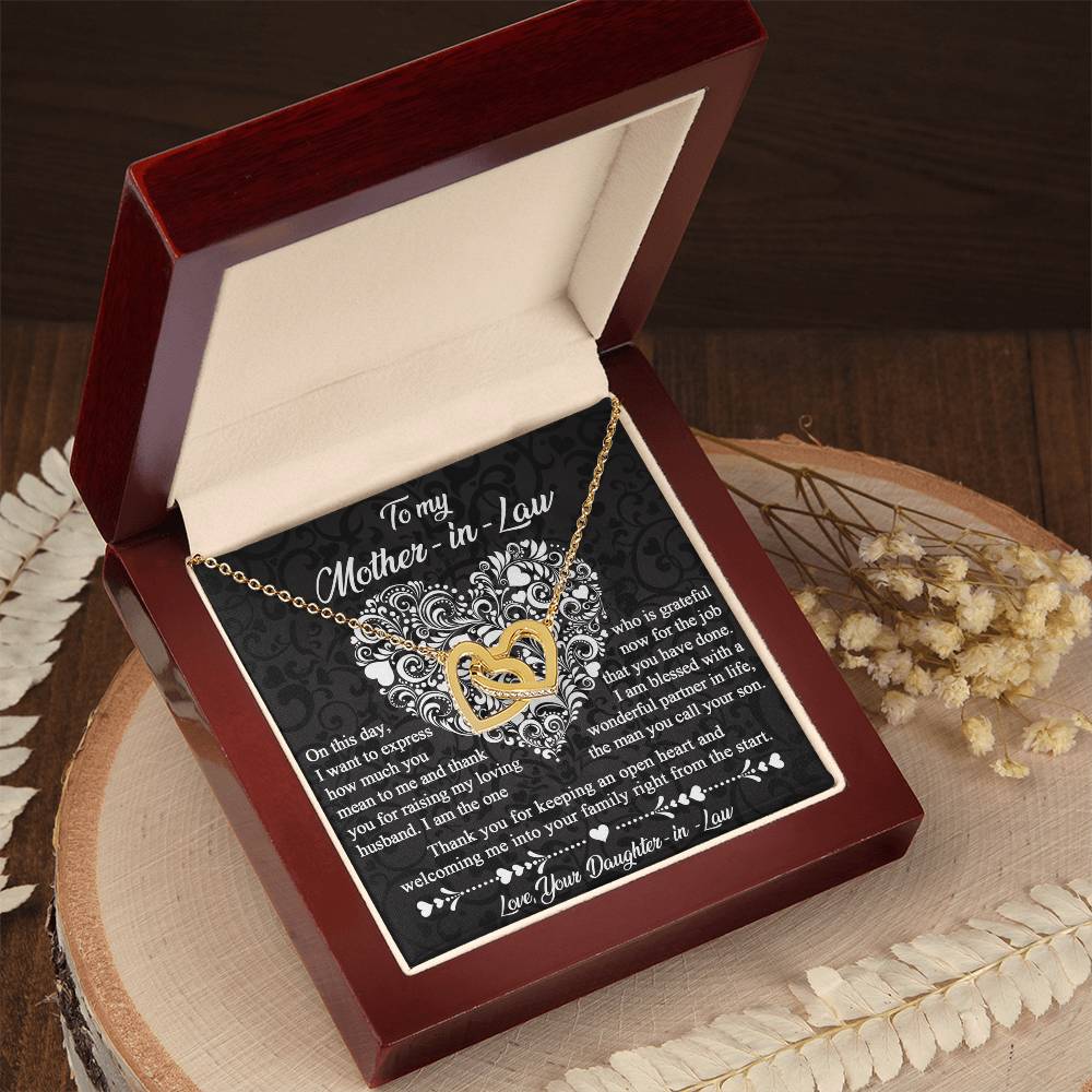 Necklace Gift For Mother In Law - An Open Heart