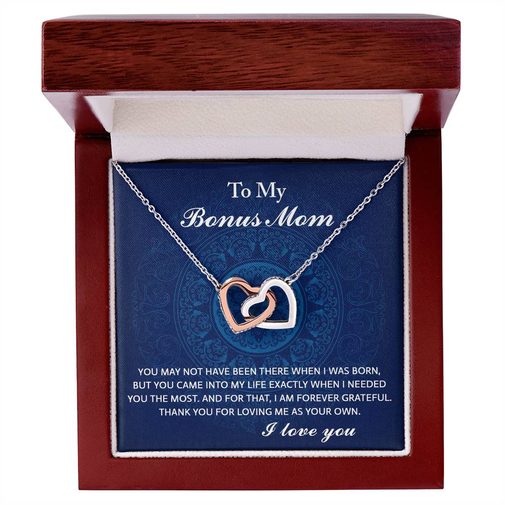 Necklace Gift For Bonus Mom - I Needed You
