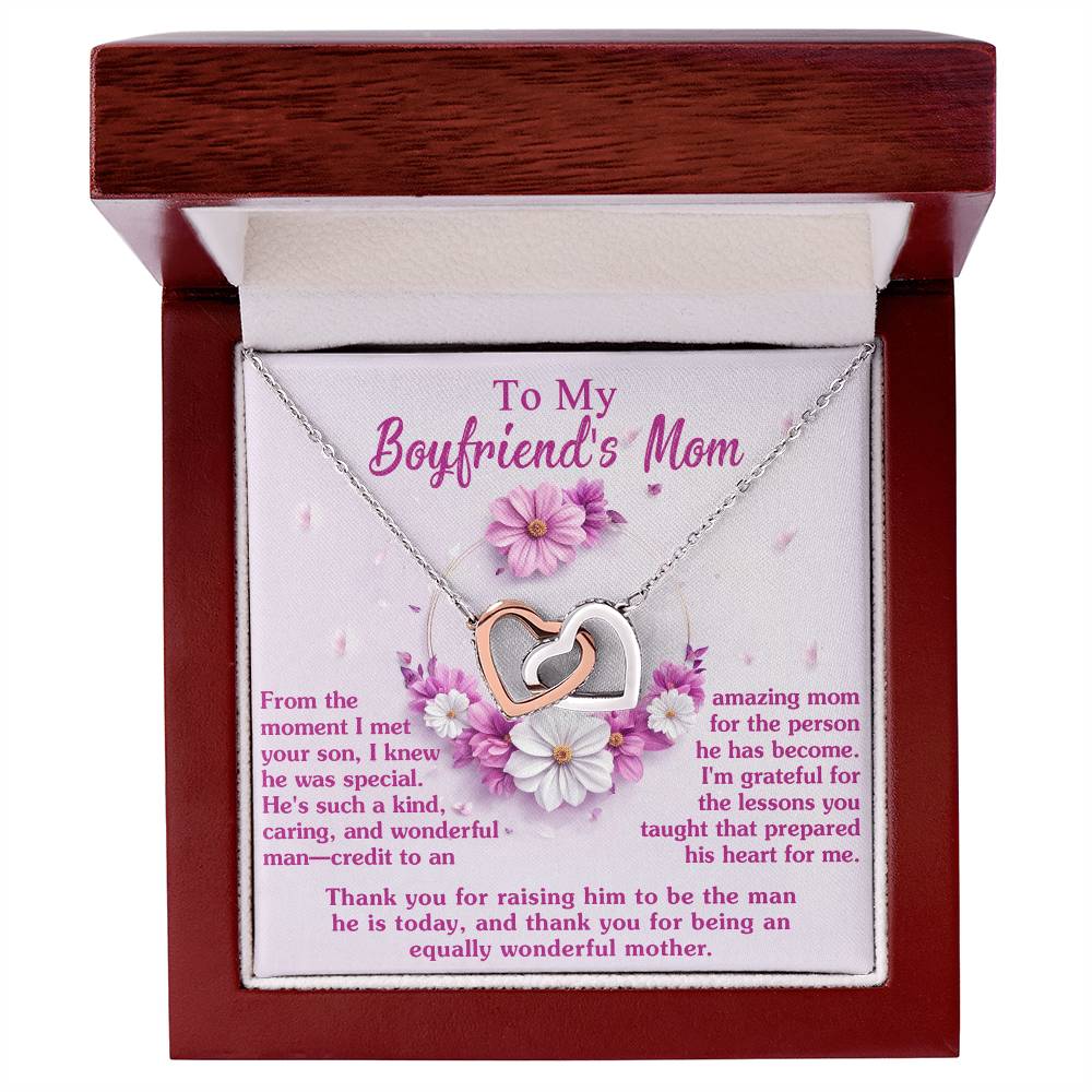 Necklace Gift For Boyfriend's Mom - Wonderful Mother