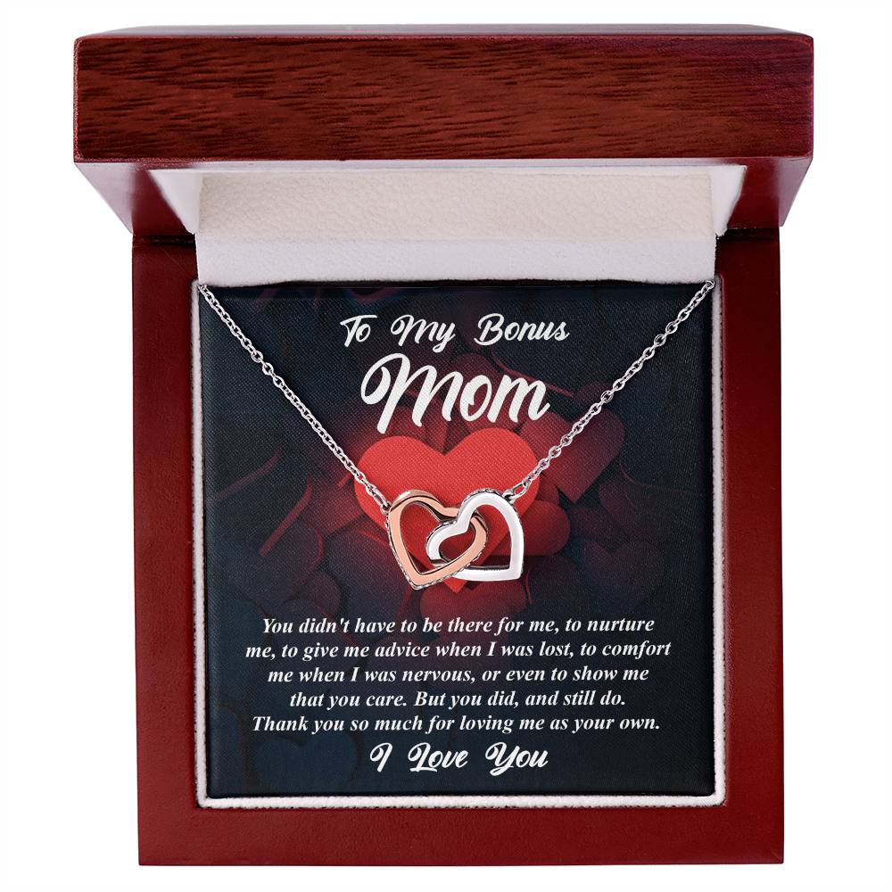 Necklace Gift For Bonus Mom - That You Care