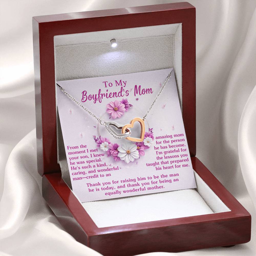 Necklace Gift For Boyfriend's Mom - Wonderful Mother