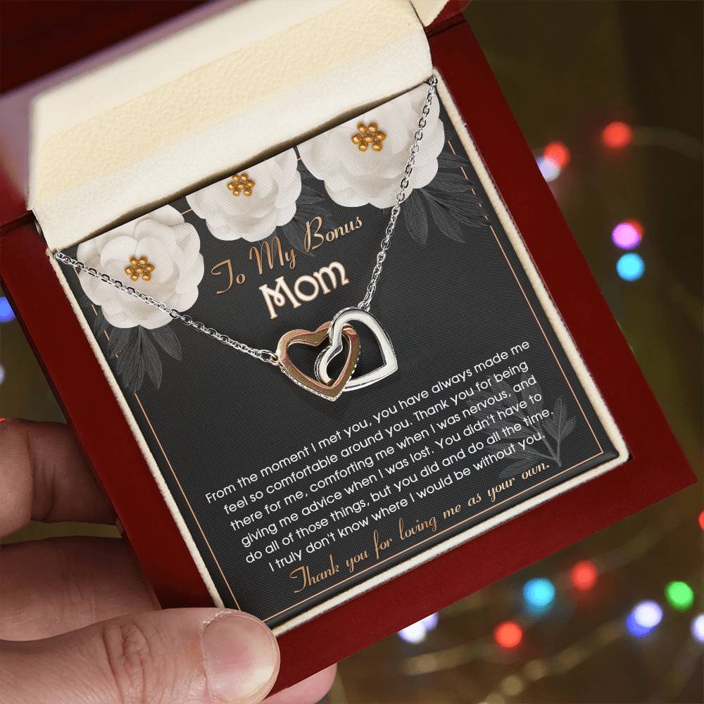 Necklace Gift For Bonus Mom - All The Time