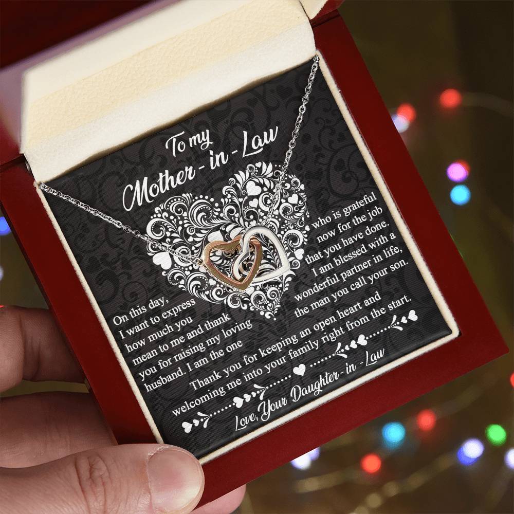 Necklace Gift For Mother In Law - An Open Heart