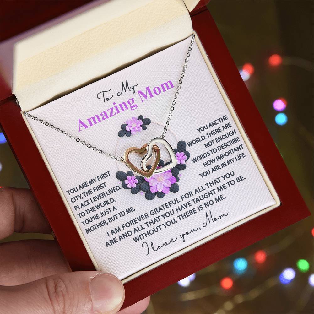 Necklace Gift For Mom - Forever Grateful