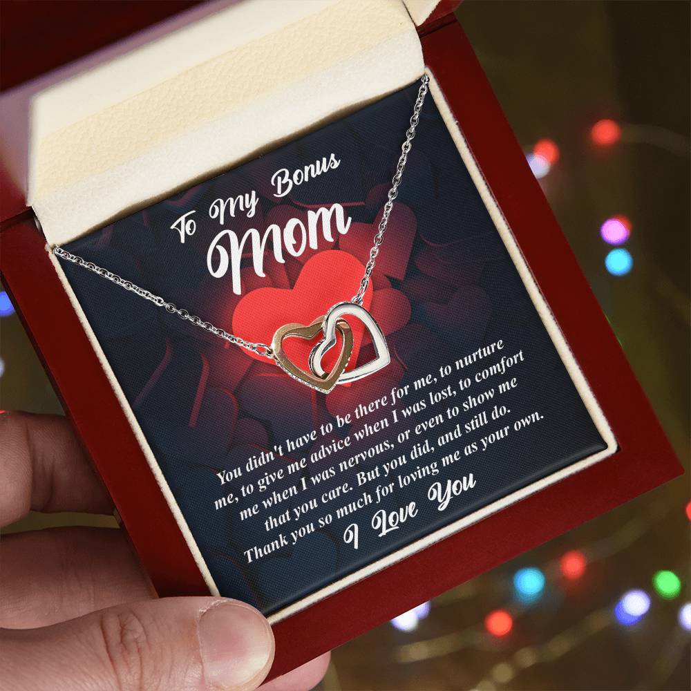 Necklace Gift For Bonus Mom - That You Care