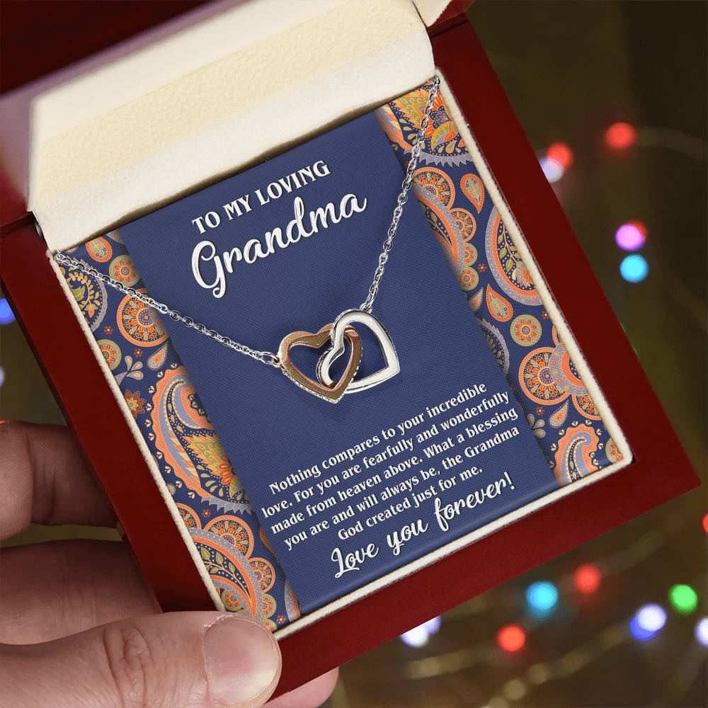 Necklace Gift For Grandma - Just For Me
