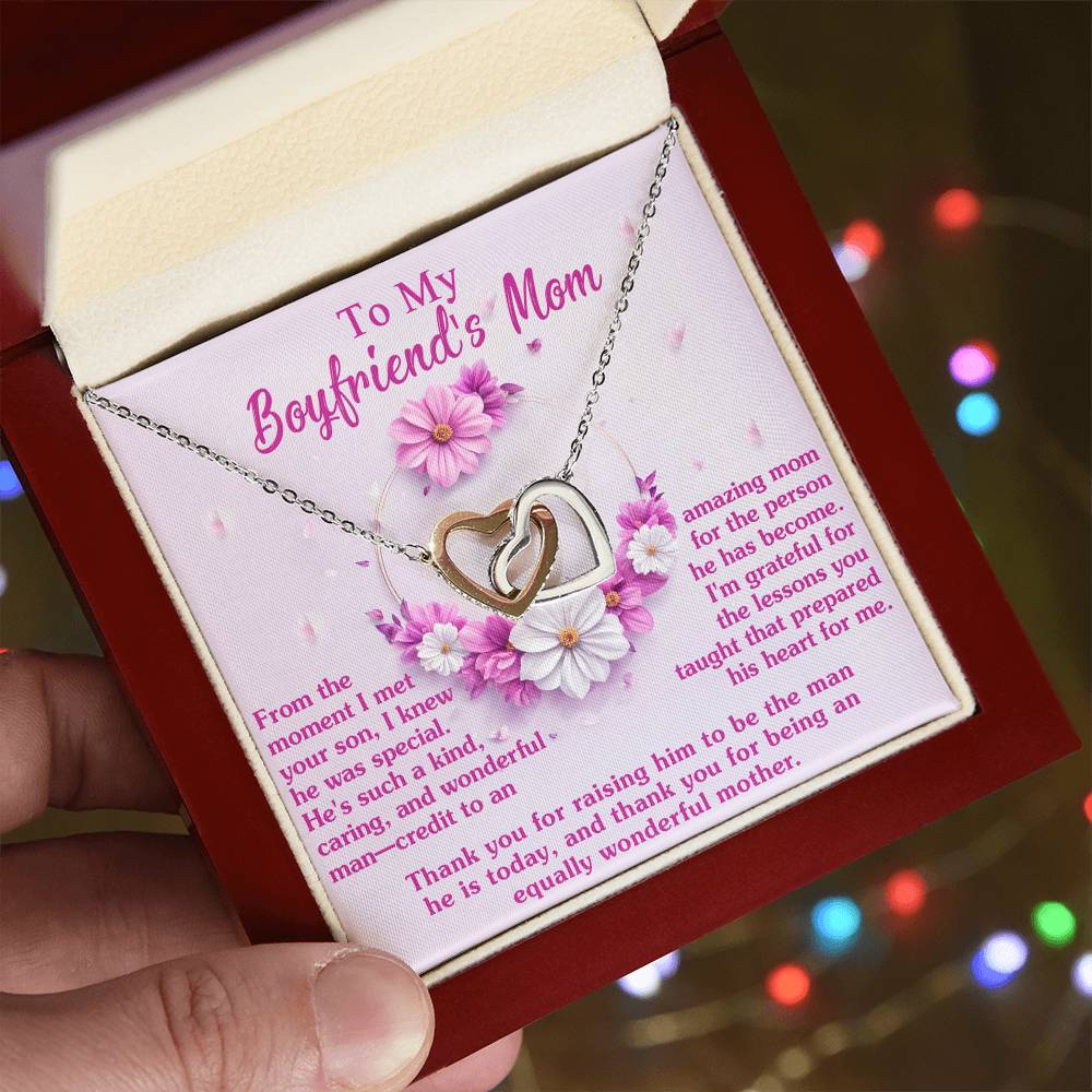 Necklace Gift For Boyfriend's Mom - Wonderful Mother