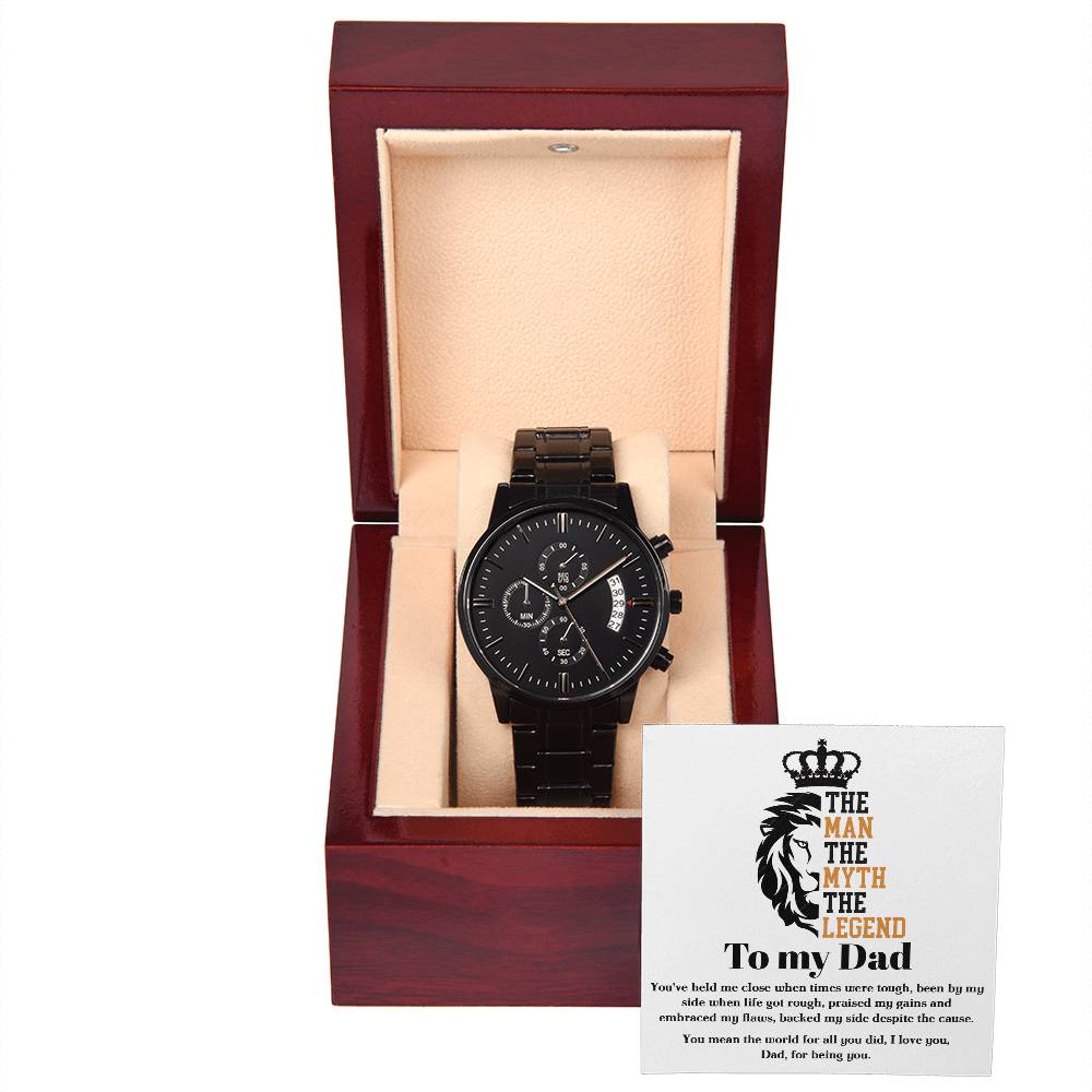 Metal Watch Gift For Dad - The Legend