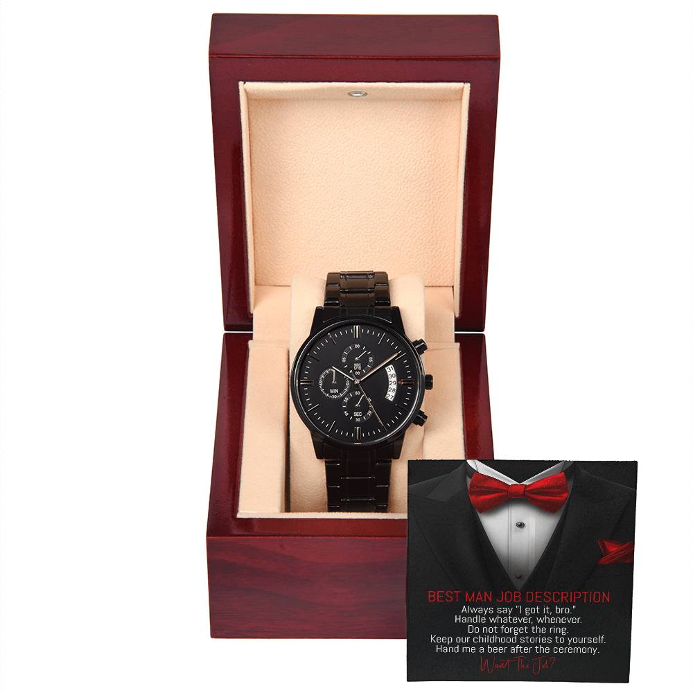 Wedding Gift For Best Man From Groom - Want The Job