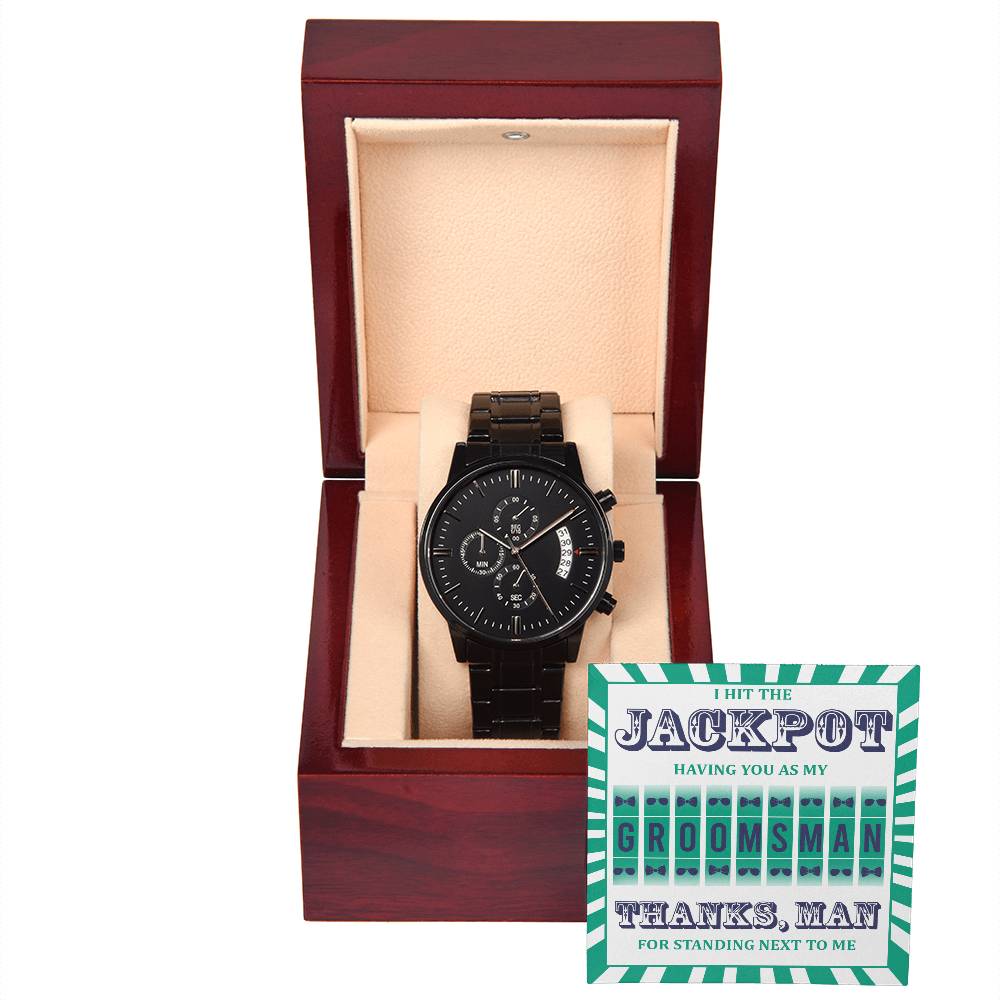 Wedding Gift For Groomsman - Hit The Jackpot