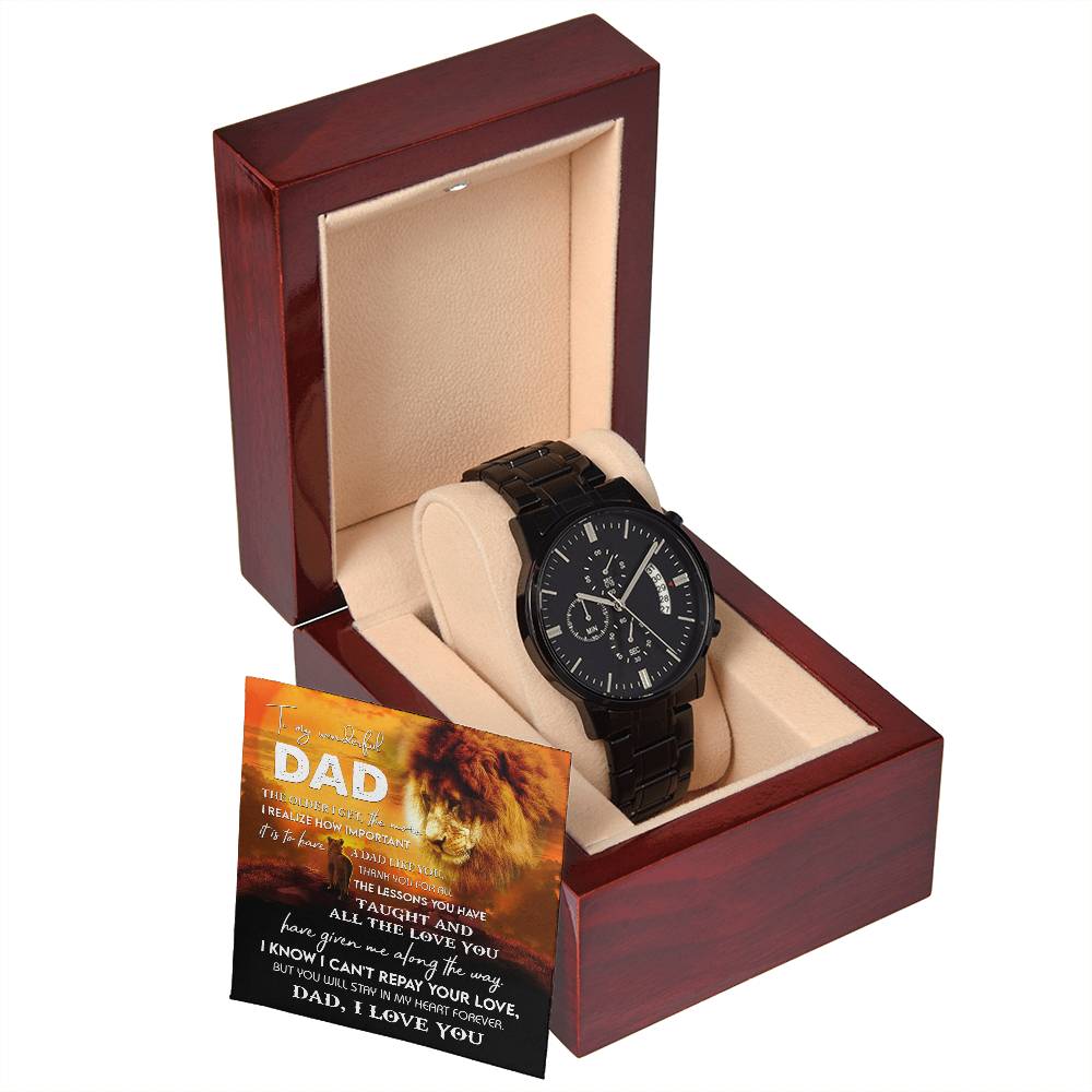 Metal Watch Gift For Dad - Repay Your Love