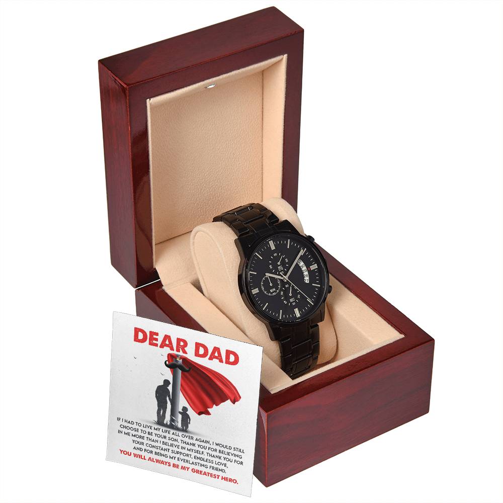 Metal Watch Gift For Dad - My Greatest Hero