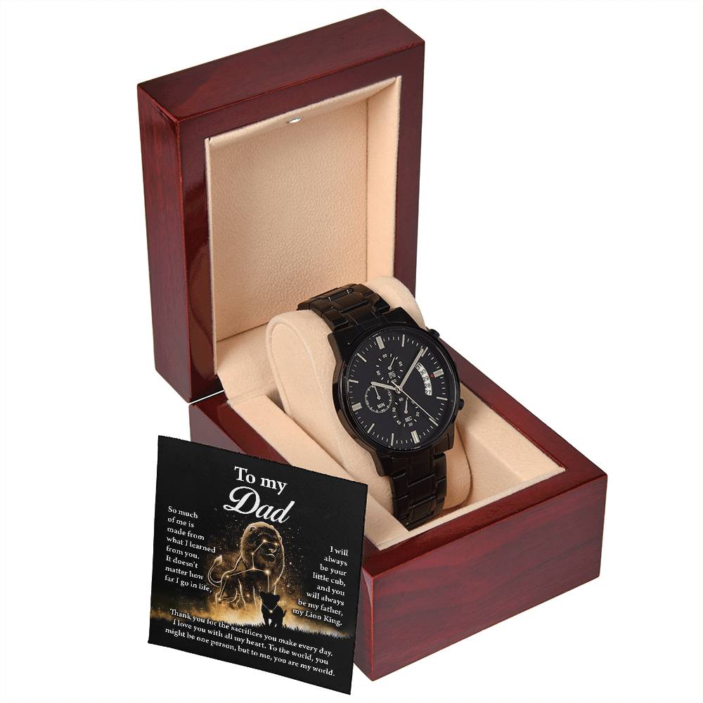 Metal Watch Gift For Dad - My Lion King