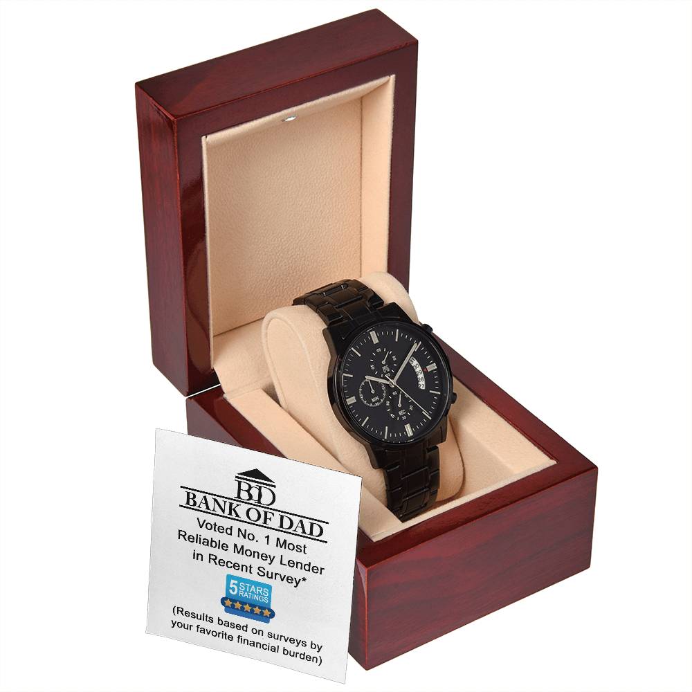 Metal Watch Gift For Dad - Financial Burden