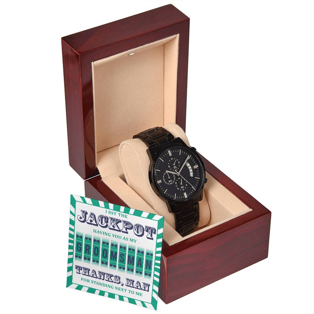 Wedding Gift For Groomsman - Hit The Jackpot