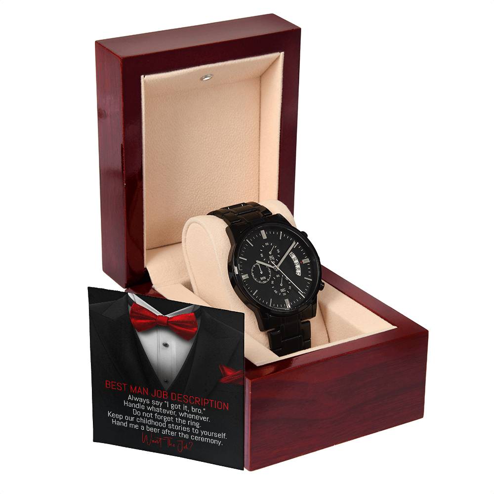 Wedding Gift For Best Man From Groom - Want The Job
