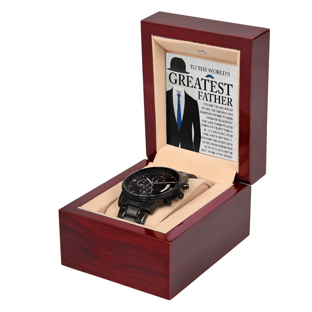 Metal Watch Gift For Dad - The Anchor