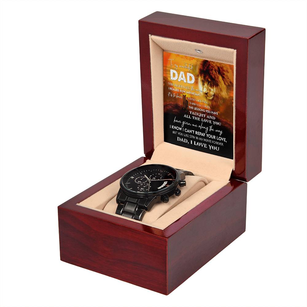 Metal Watch Gift For Dad - Repay Your Love