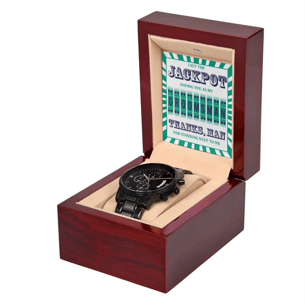 Wedding Gift For Groomsman - Hit The Jackpot
