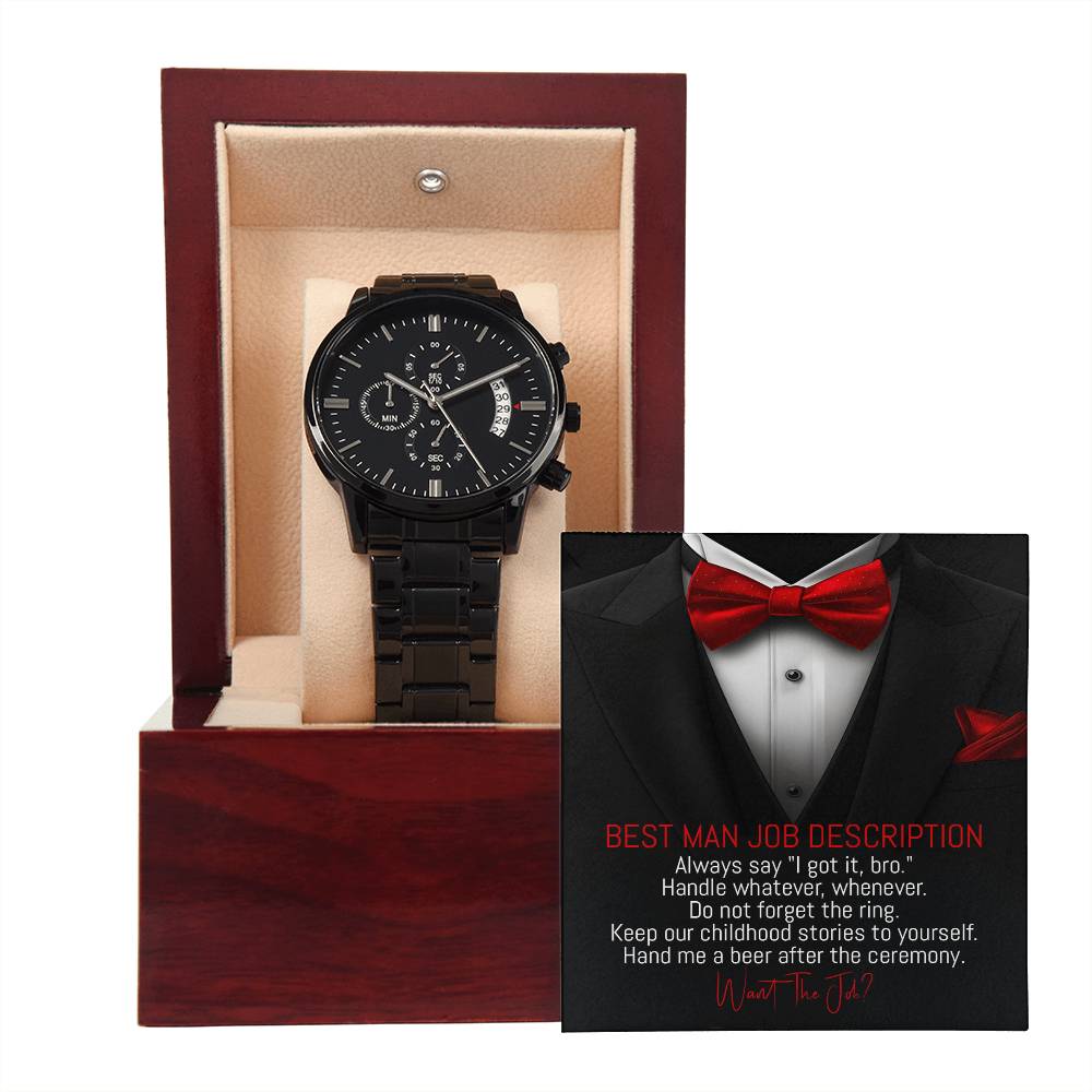 Wedding Gift For Best Man From Groom - Want The Job