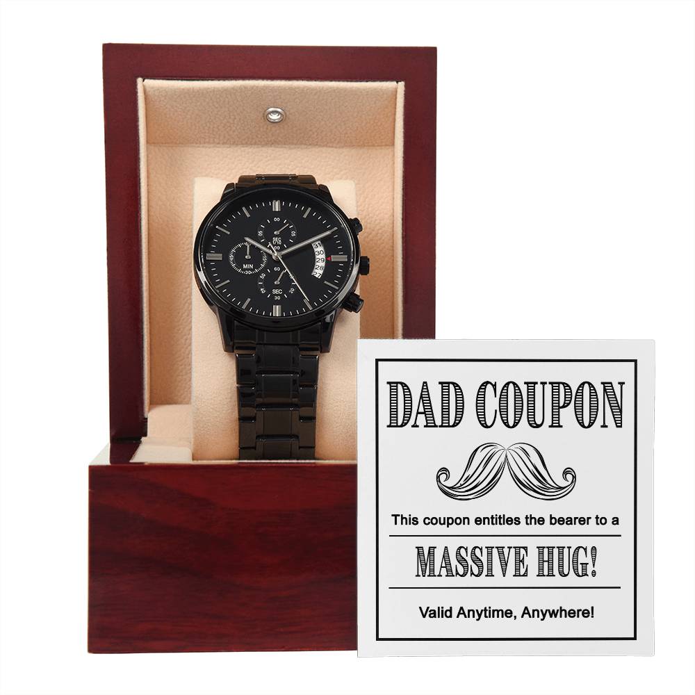 Metal Watch Gift For Dad - Massive Hug