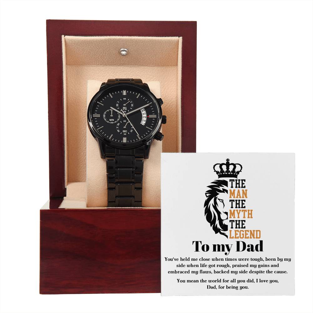 Metal Watch Gift For Dad - The Legend
