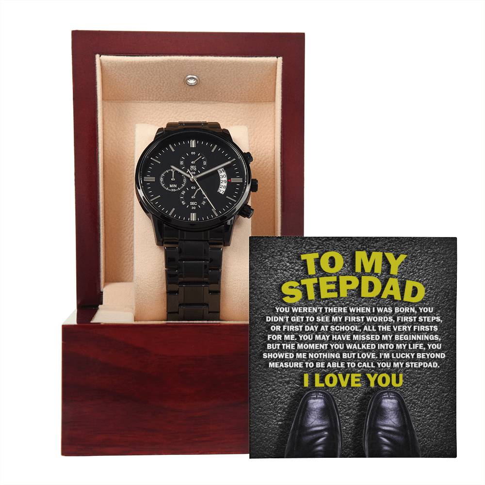 Metal Watch Gift For Stepdad - Nothing But Love