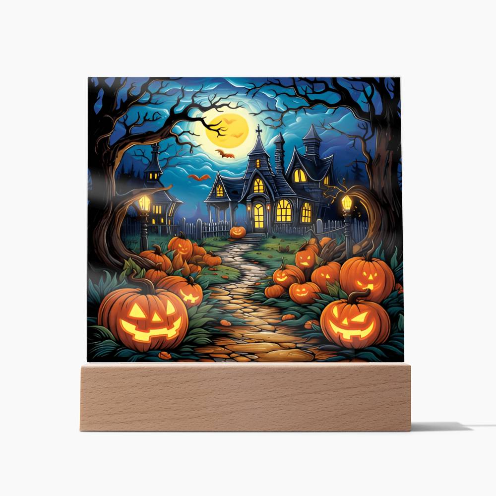 Halloween Acrylic - Pumpkins House