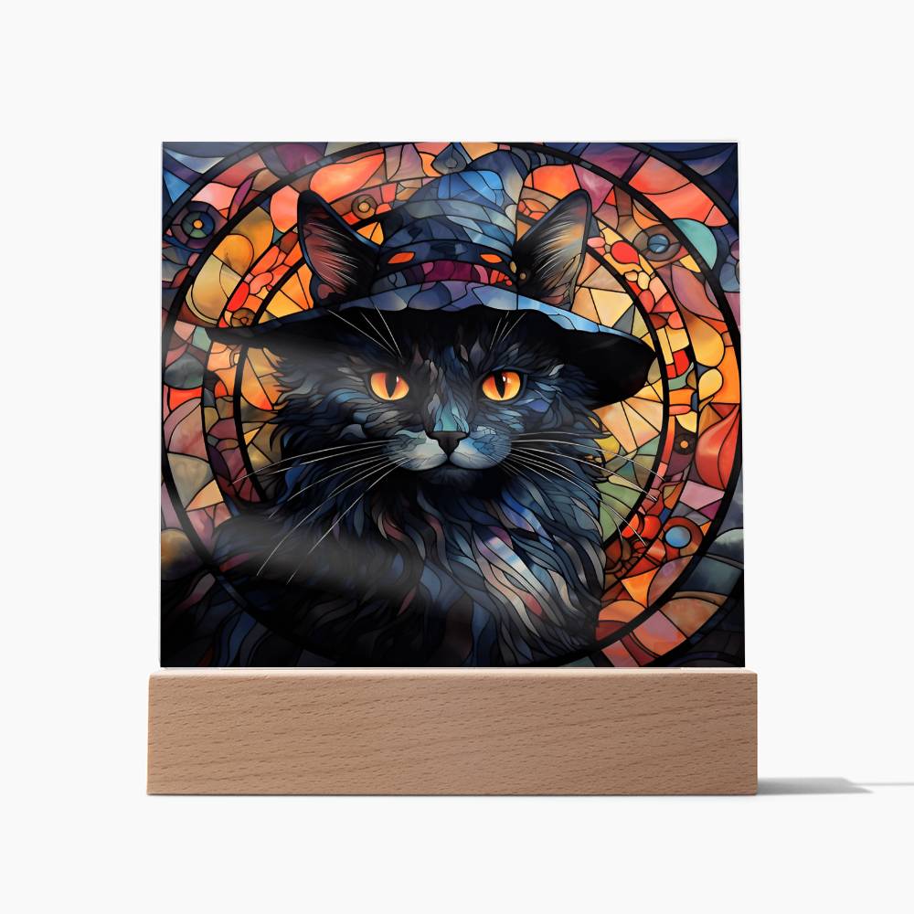 Halloween Acrylic - Black Cat