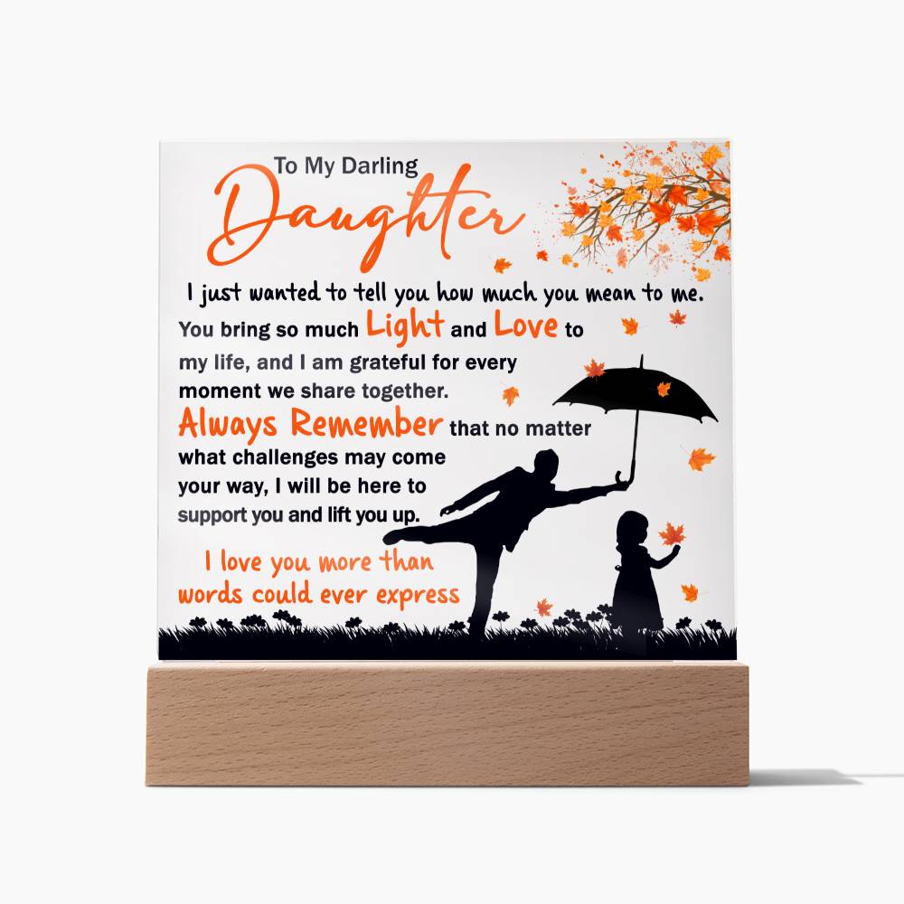 Daughter Acrylic Gift - Every Moment