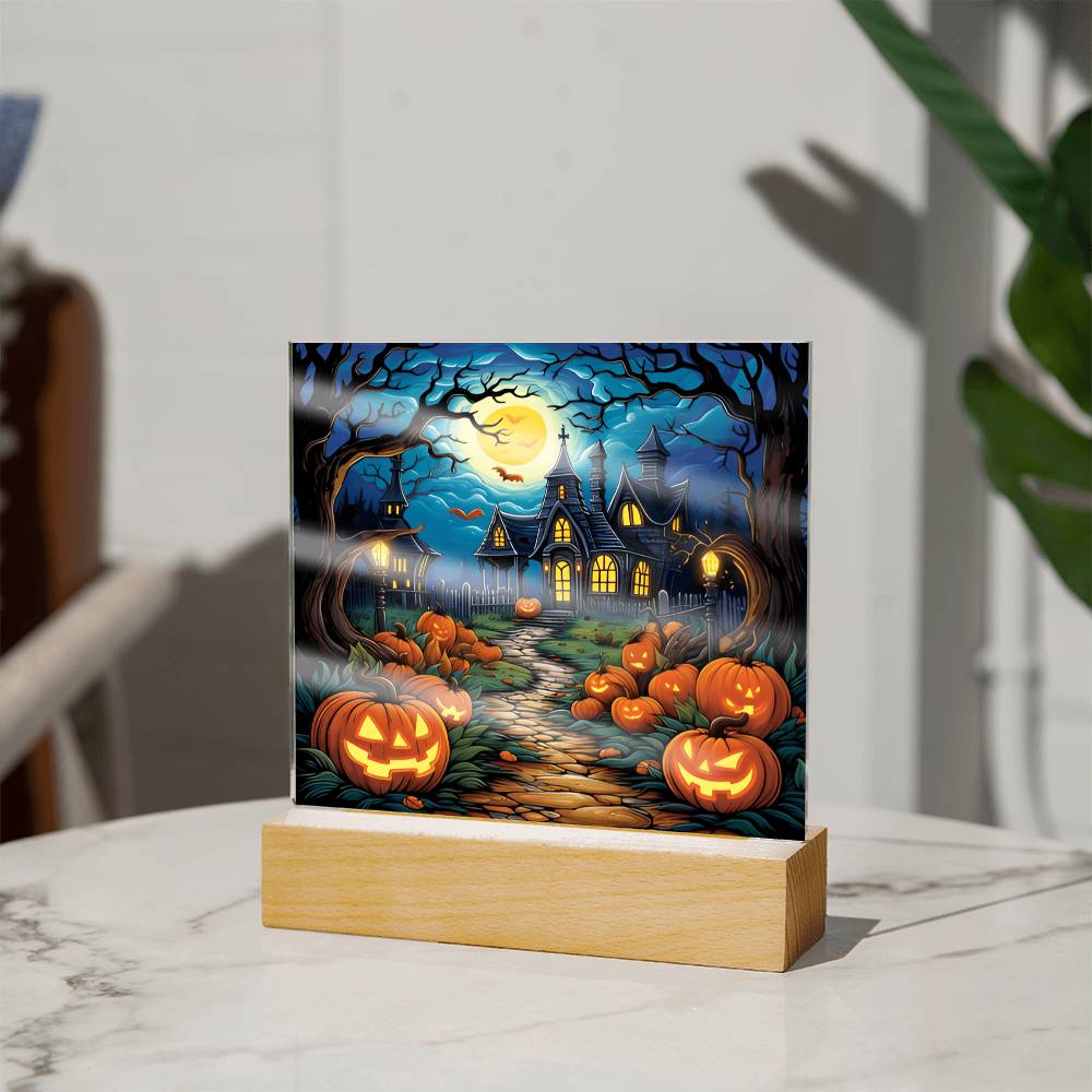 Halloween Acrylic - Pumpkins House