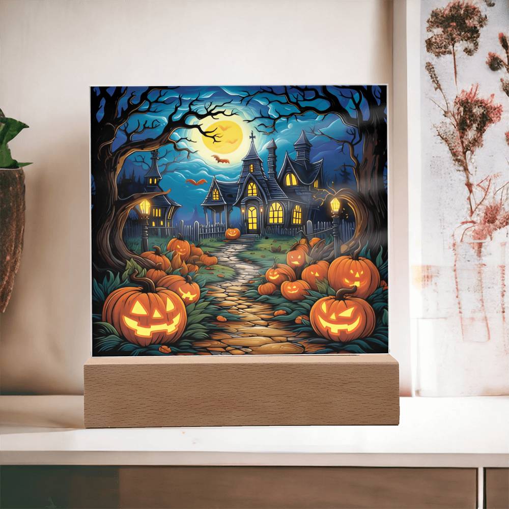 Halloween Acrylic - Pumpkins House
