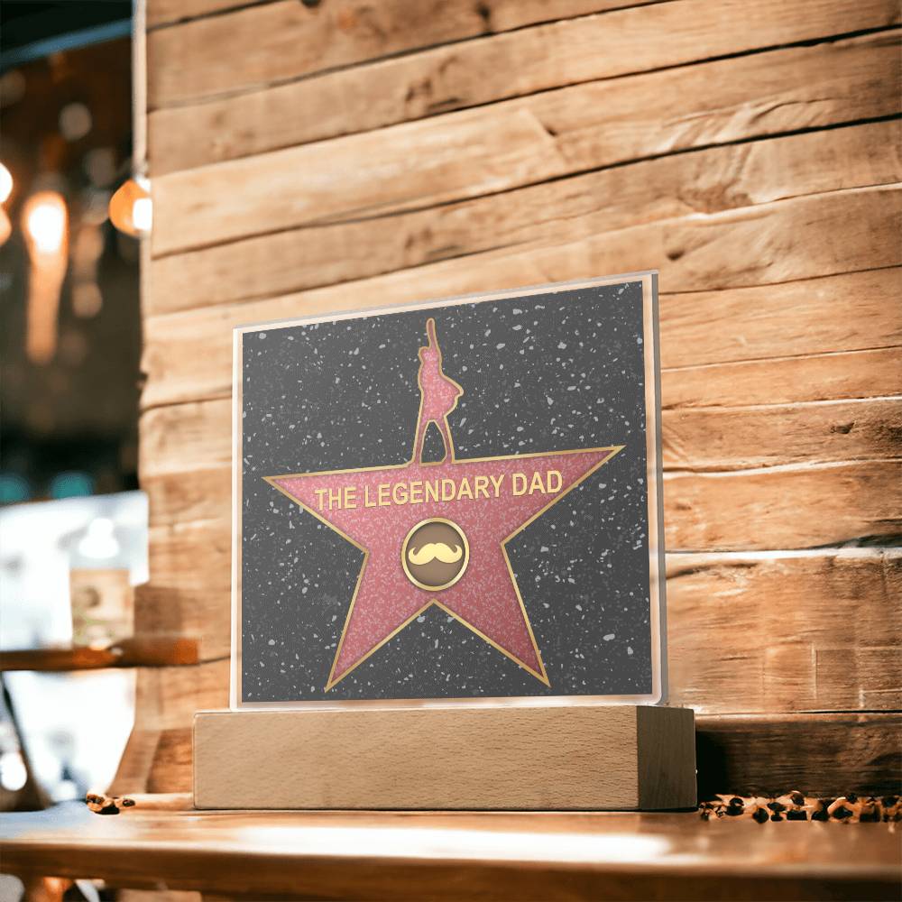 Acrylic Plaque Gift For Dad - The Legendary Dad