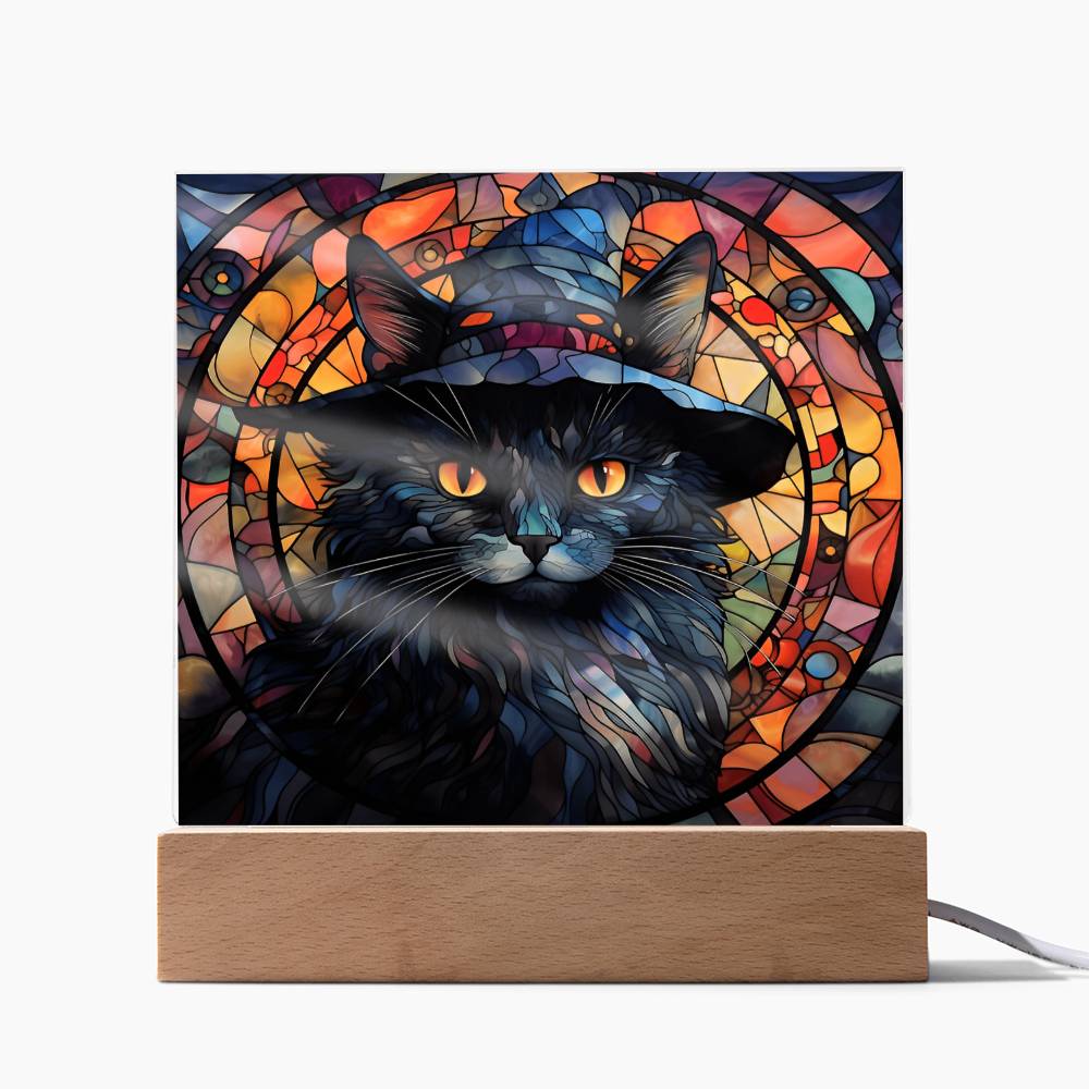 Halloween Acrylic - Black Cat