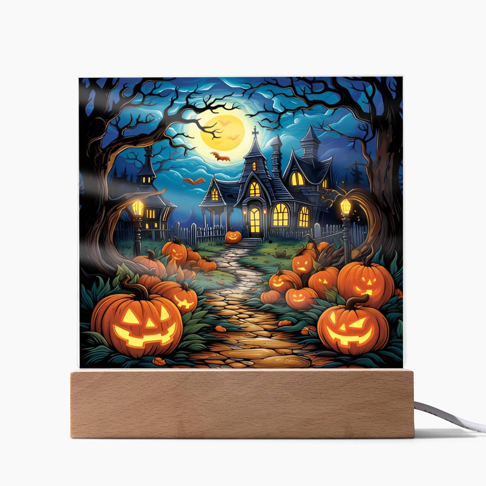 Halloween Acrylic - Pumpkins House