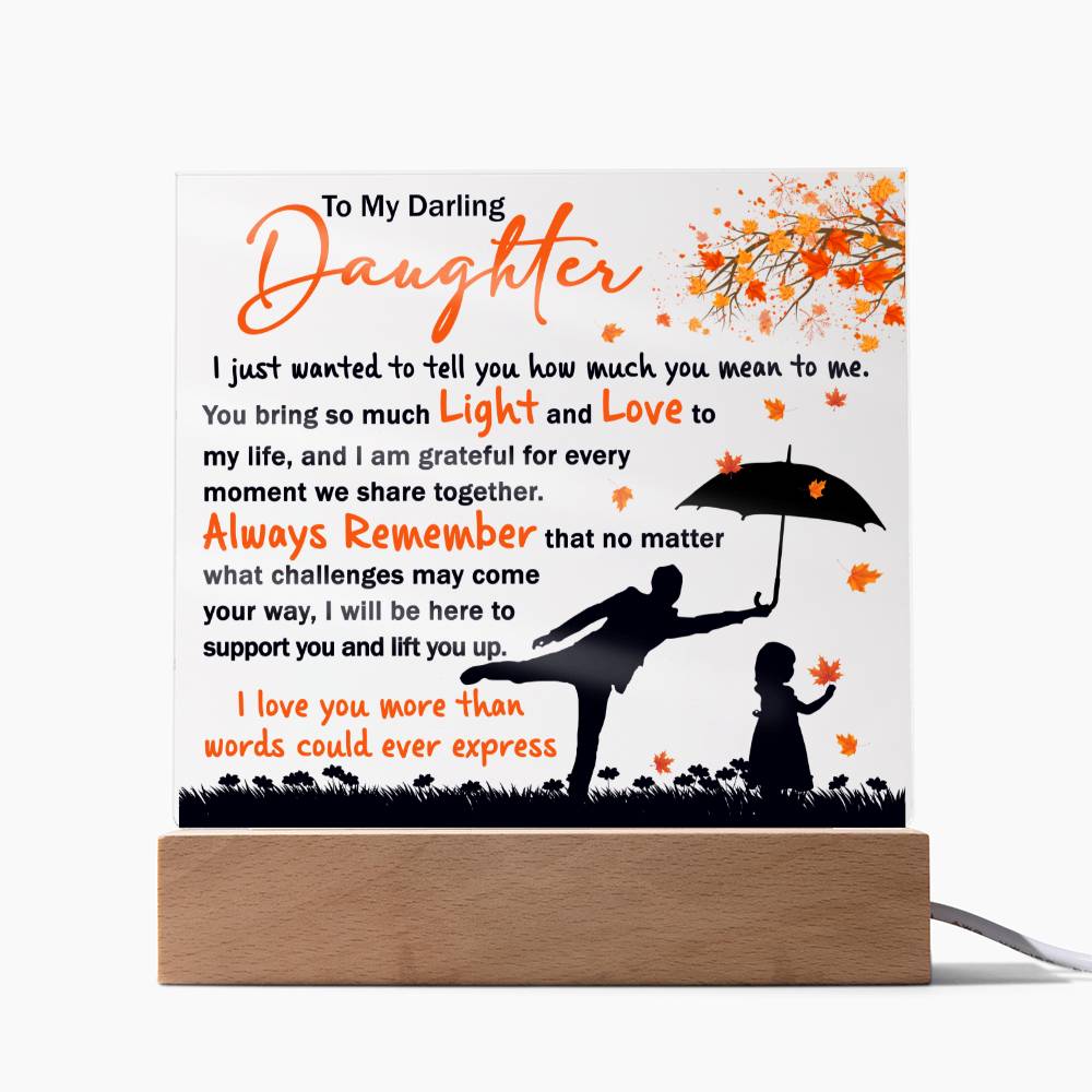 Daughter Acrylic Gift - Every Moment