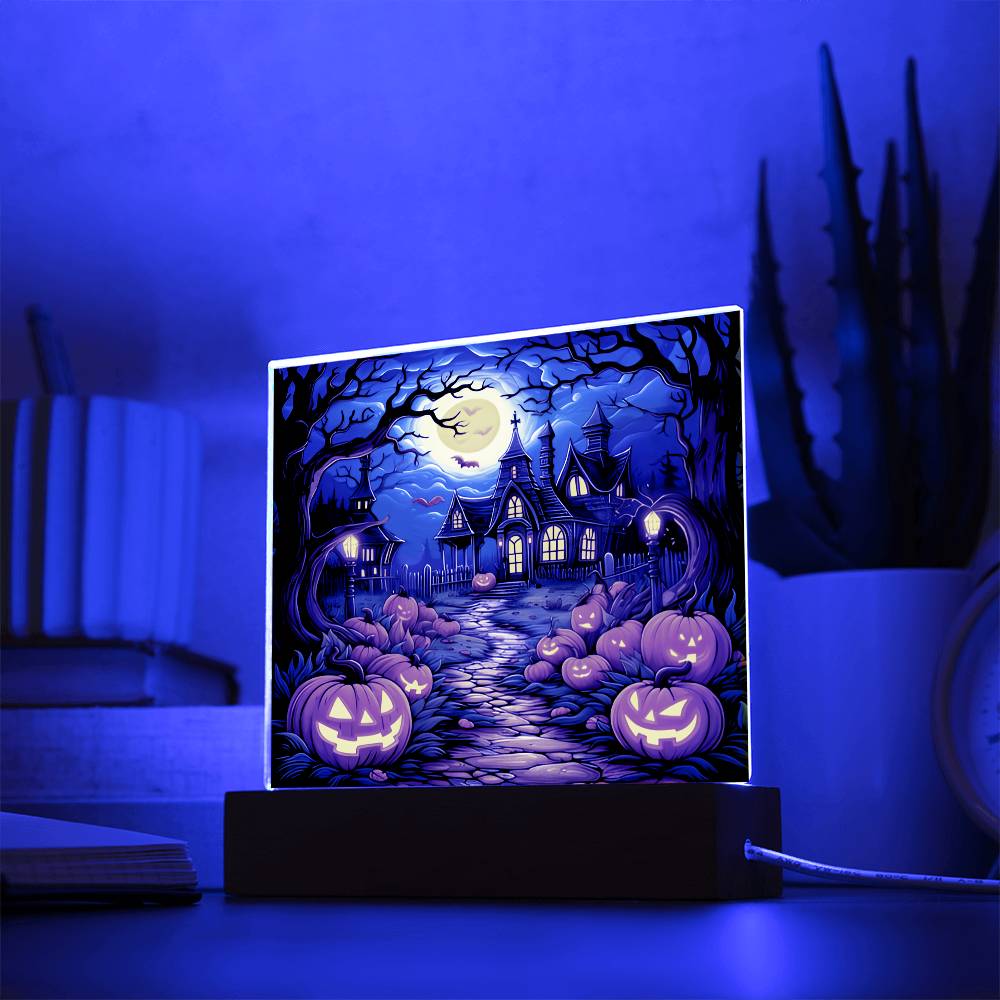 Halloween Acrylic - Pumpkins House
