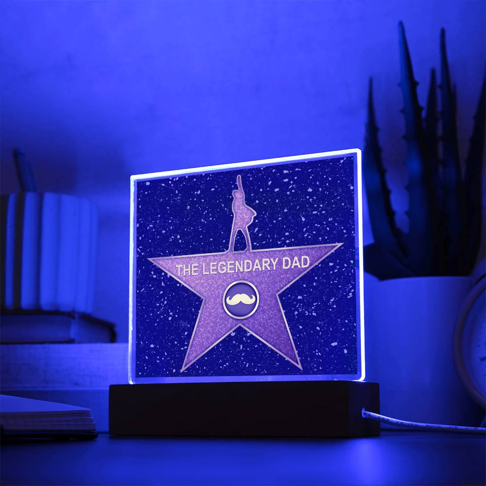 Acrylic Plaque Gift For Dad - The Legendary Dad