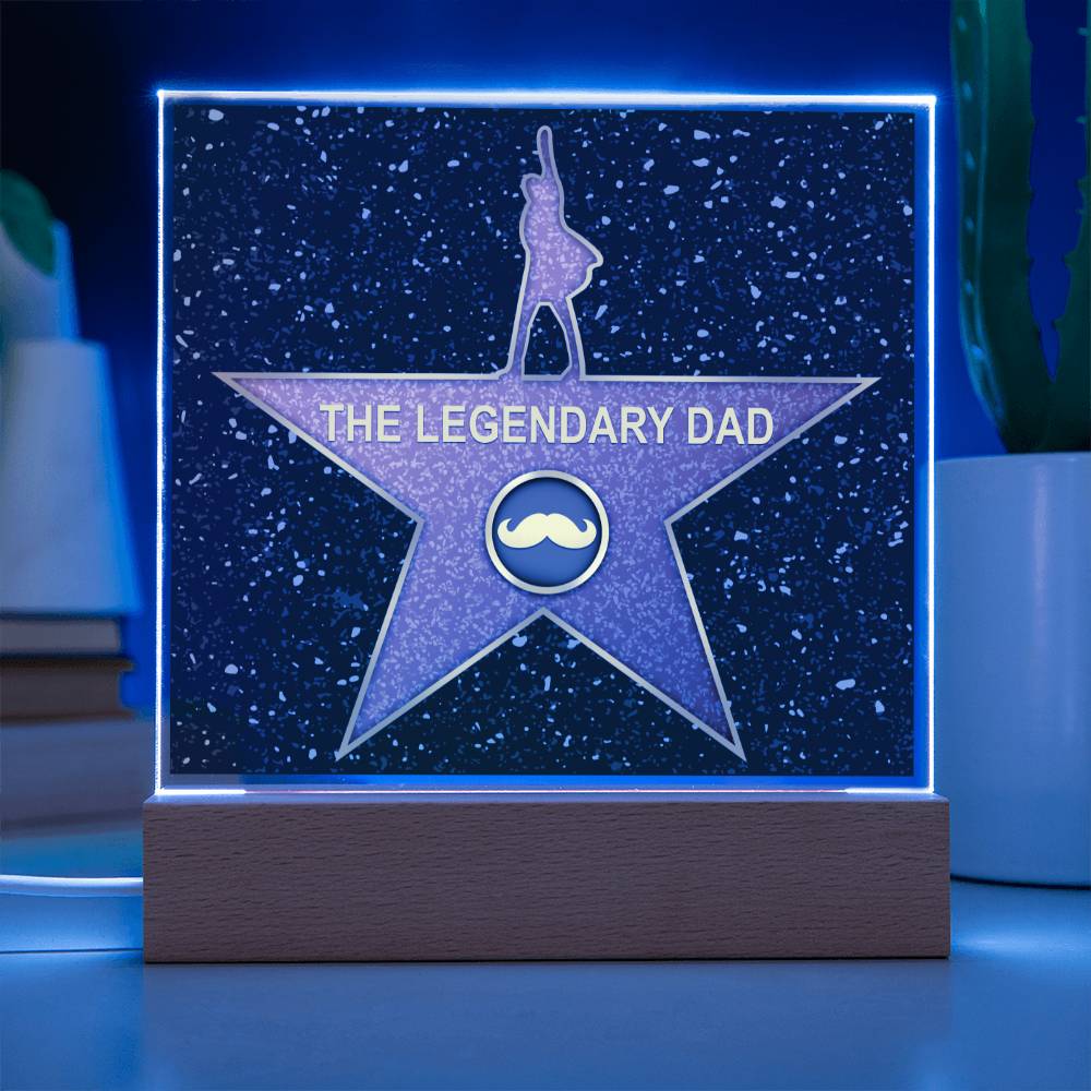Acrylic Plaque Gift For Dad - The Legendary Dad