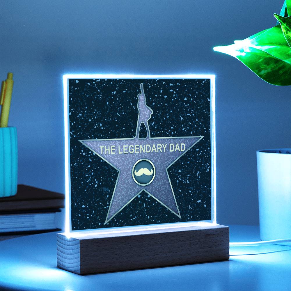 Acrylic Plaque Gift For Dad - The Legendary Dad