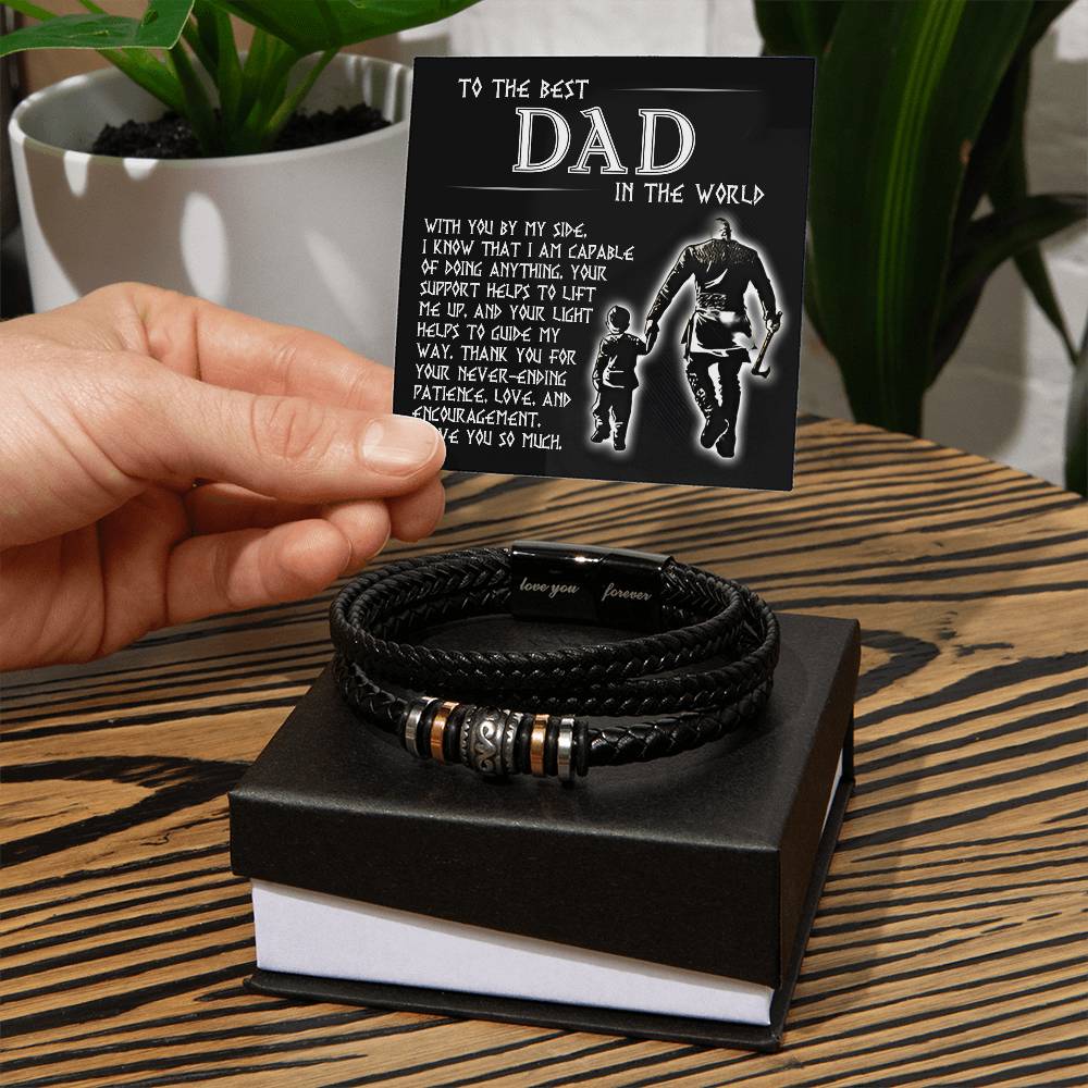 Bracelet Gift For Dad - By My Side