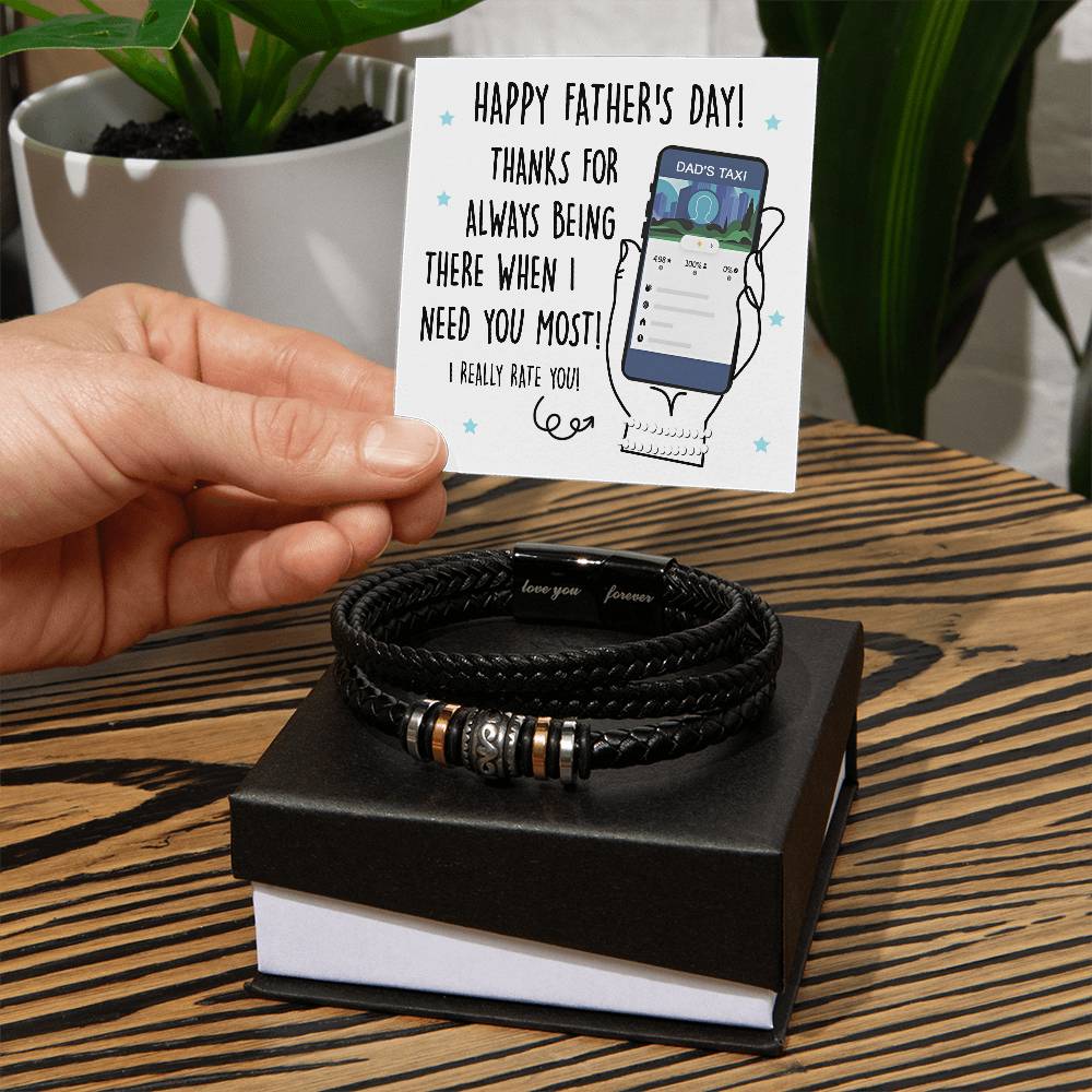 Bracelet Gift For Dad - Dad's Taxi