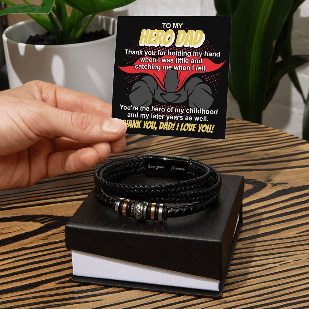 Bracelet Gift For Dad - When I Fell