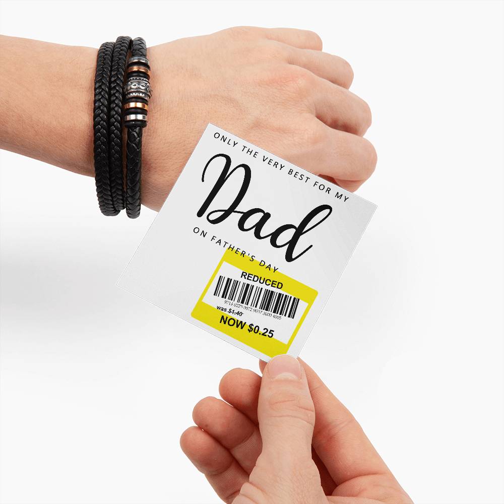 Bracelet Gift For Dad - The Very Best
