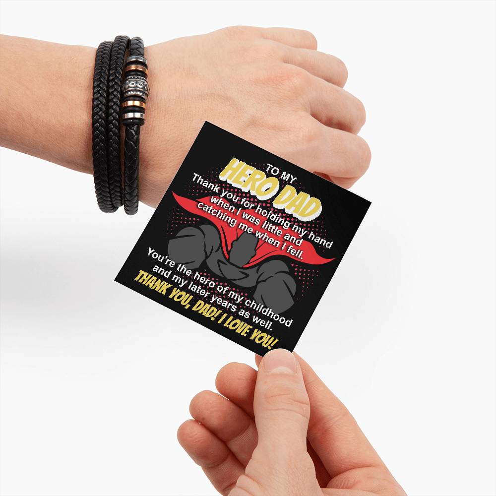 Bracelet Gift For Dad - When I Fell