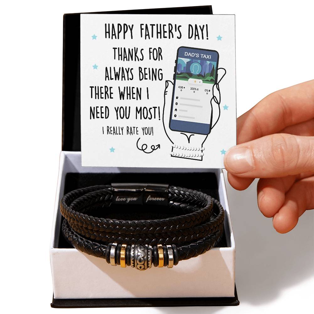 Bracelet Gift For Dad - Dad's Taxi