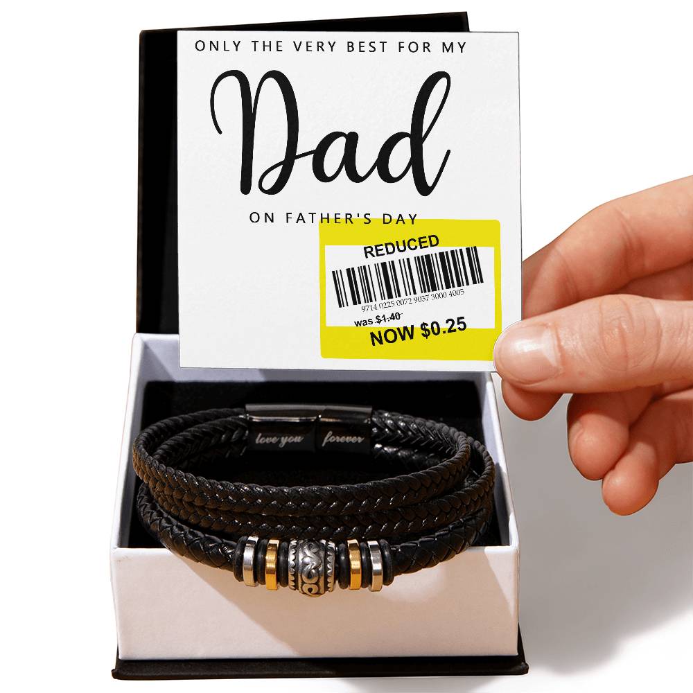 Bracelet Gift For Dad - The Very Best
