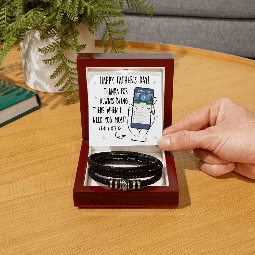 Bracelet Gift For Dad - Dad's Taxi