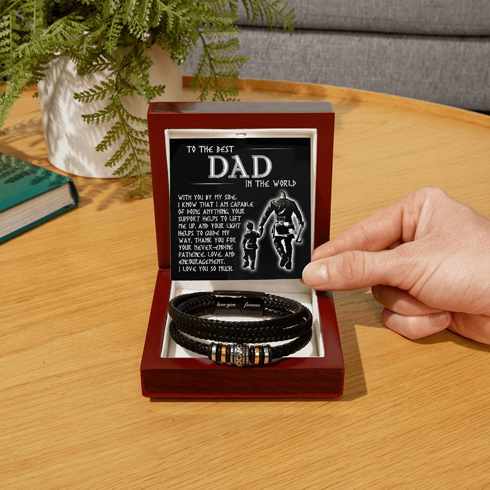 Bracelet Gift For Dad - By My Side